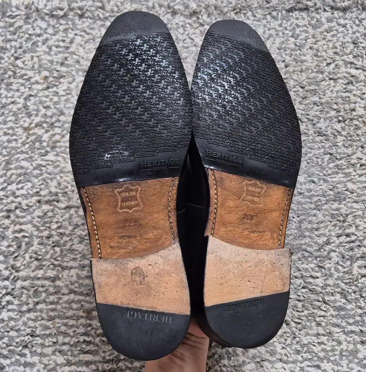  クムガン ヘリテージリーガル ストレートチップ 265 ローファー ブーツ 革靴