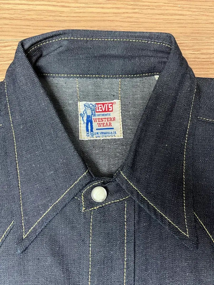 リーバイス ヴィンテージクロージング LVC 1955ソー トゥースSawtooth デニム シャツS