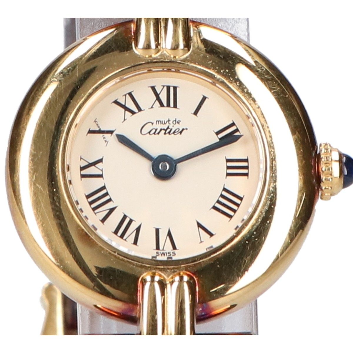 Cartier カルティエ 590002 161550 マスト コリゼ ヴェルメイユSM クオーツ