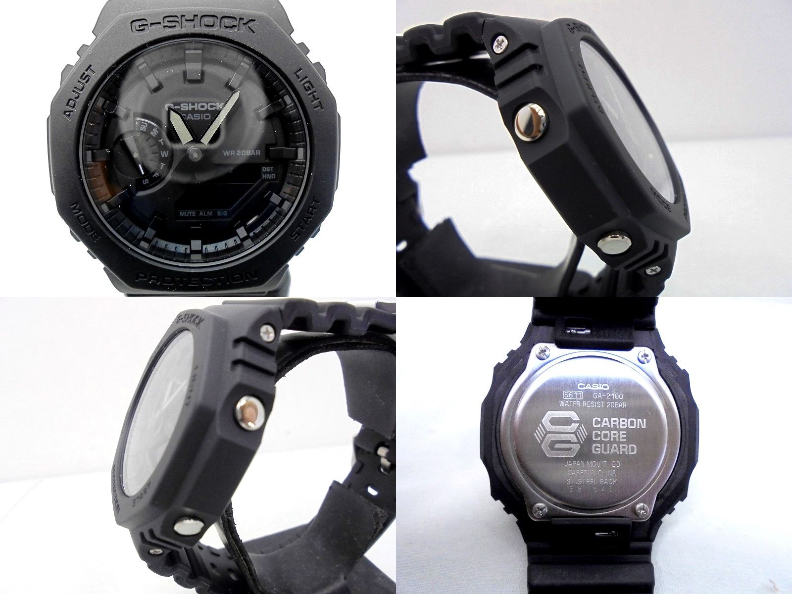 26 g-046 x CASIO ｶｼｵ G-SHOCK Gｼｮｯｸ ﾒﾝｽﾞ腕時計 ｸｫｰﾂ GA-2100