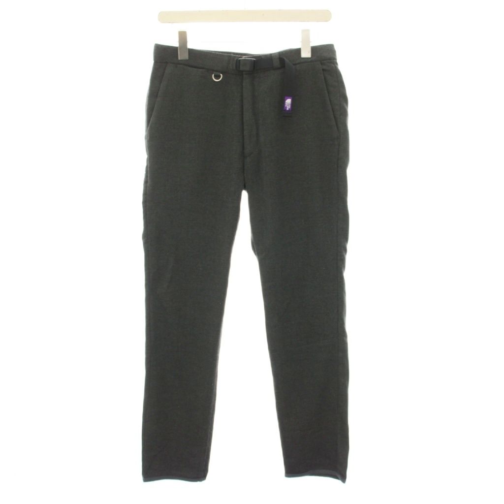 ノースフェイス パープルレーベル THE NORTH FACE PURPLE LABEL ストレッチサージウェビングベルトパンツ STRETCH SERGE WEBBING BELT PANTS ジップフライ ベルト 30 グレー NT 5455 N |YT