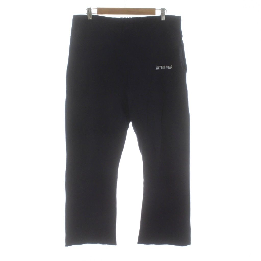 カオス CHAOS WHY NOT NOW ウェルスウェットパンツ イージー ロゴ刺繍 F 紺 ネイビー -01 |KU