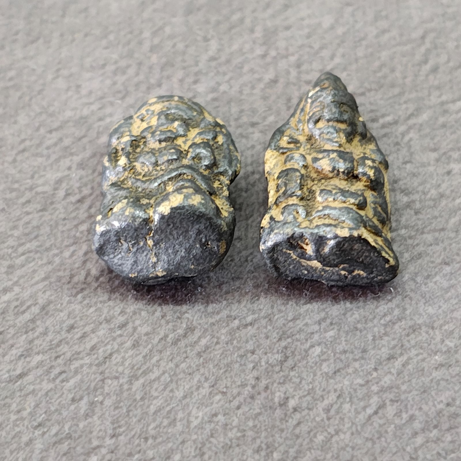 12 土人形 縁起物 大黒様 恵比寿様 七福神 郷土玩具 アンティーク