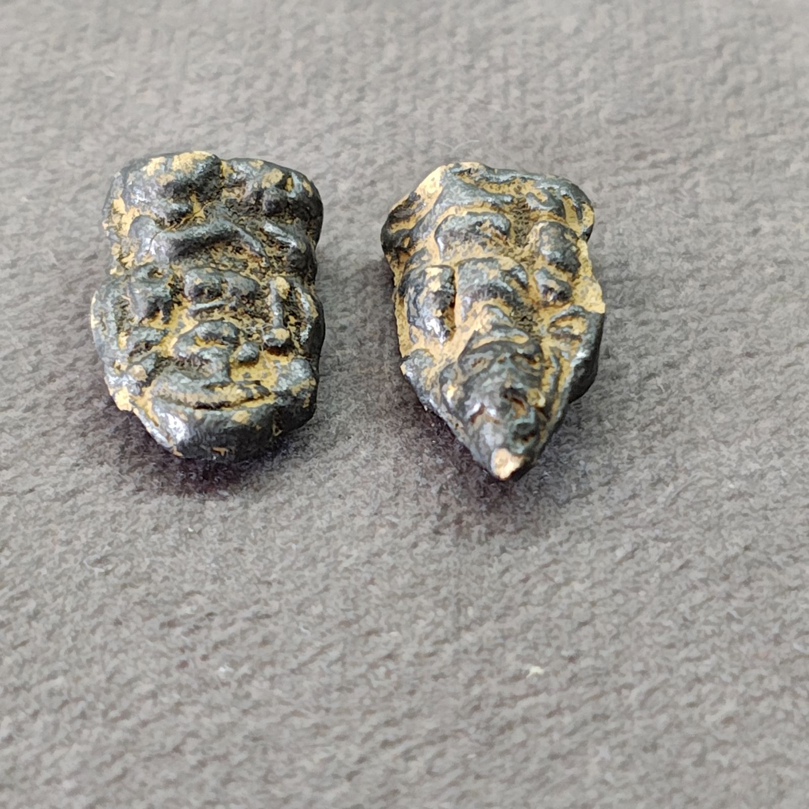 12 土人形 縁起物 大黒様 恵比寿様 七福神 郷土玩具 アンティーク