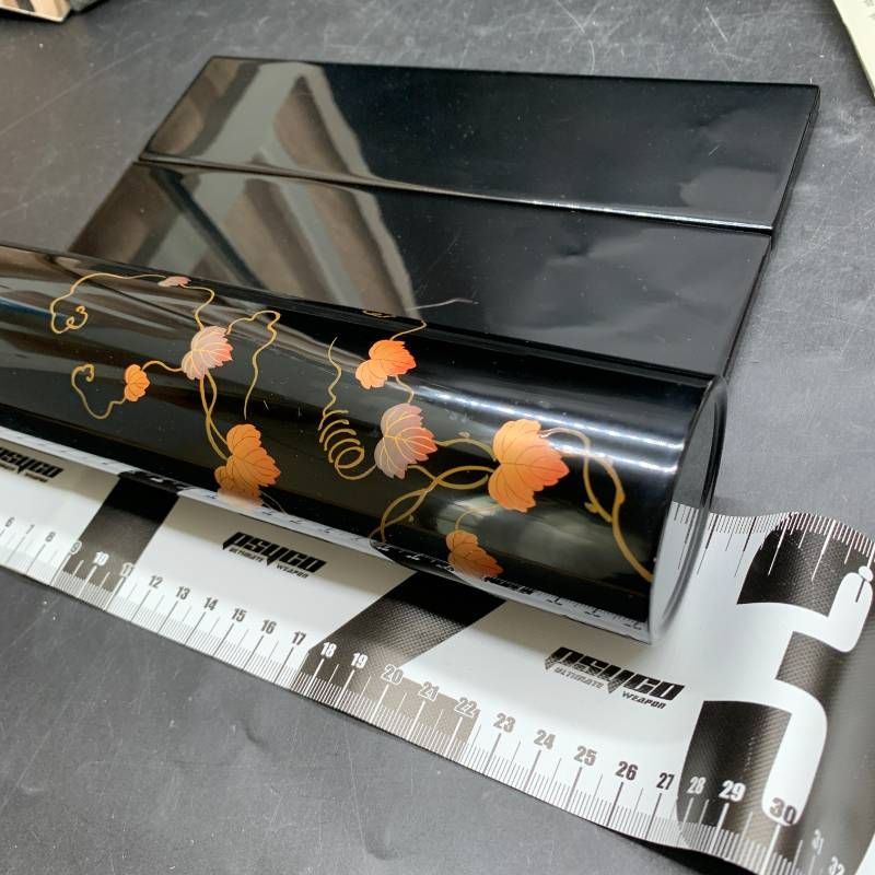 S363 輪島塗 花器 骨董・民芸品 花器 花瓶 漆器 花生け 中古 フラワー