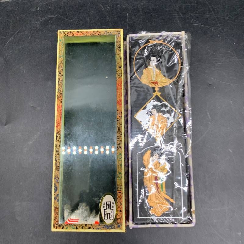 Y 358 ♥ 中国 書画墨﻿ 墨 唐墨 胡開文 古墨 中国墨 書道具 書道 総量115 g