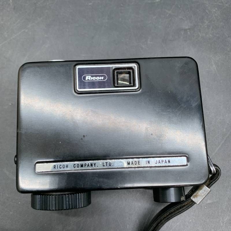 Z393 RICOH AUTO HALF S リコーオートハーフS黒縞模様 ハーフサイズ