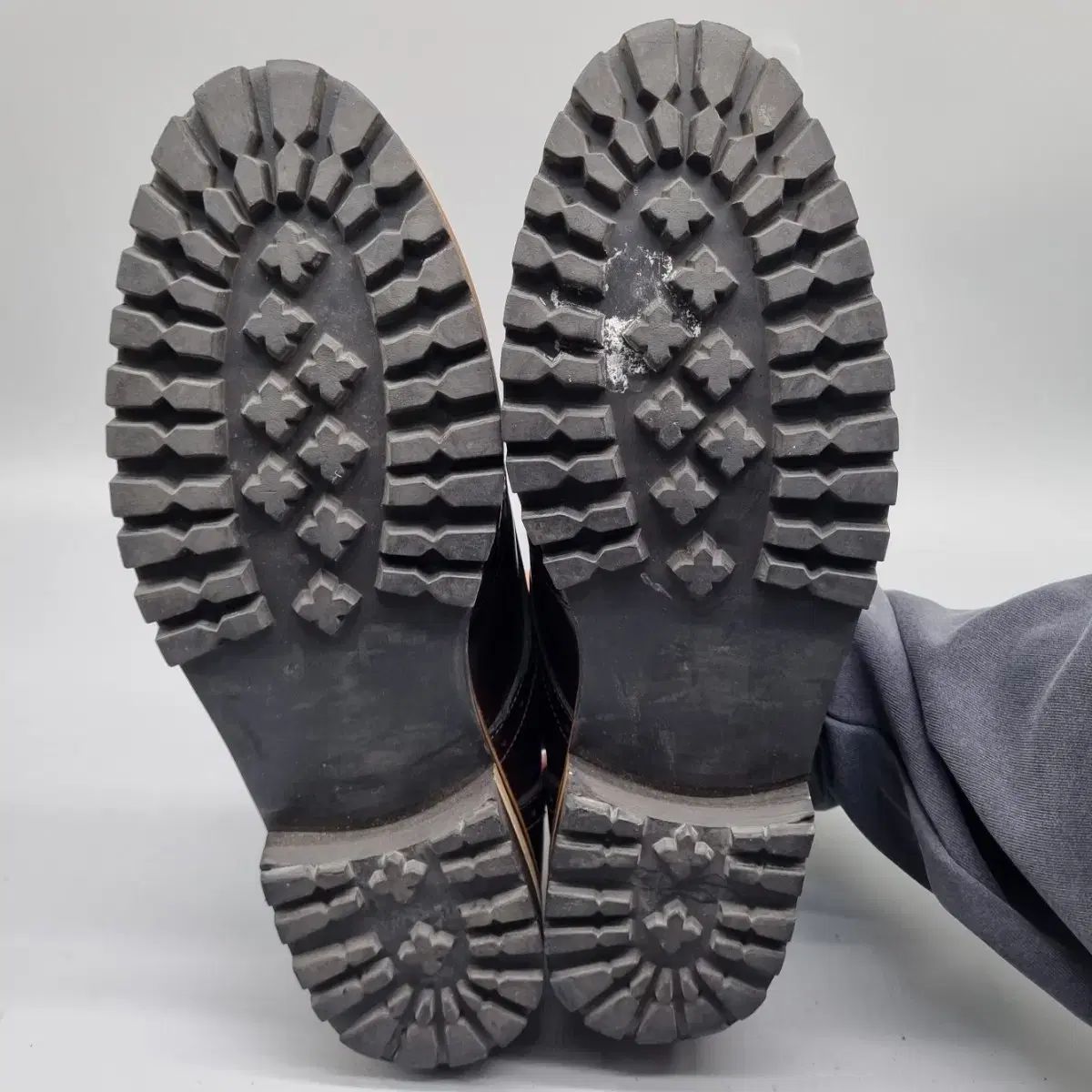  ジョーアンドシュー ウィングチップ メンズ ハンドメイドシューズ 実物画像あり 実際サイズ255 ローファー ブーツ 革靴