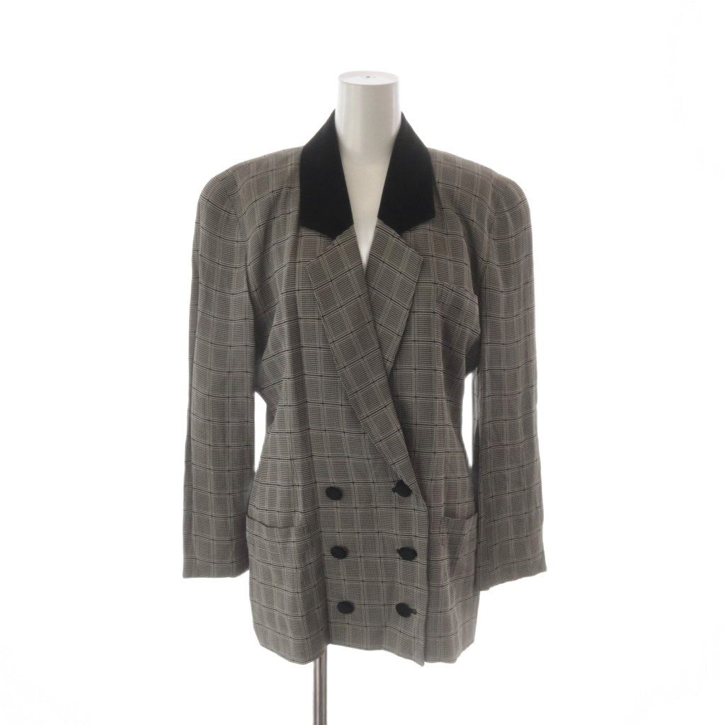 フォクシー ブティック FOXEY BOUTIQUE ジャケット 40 グレー チェック
