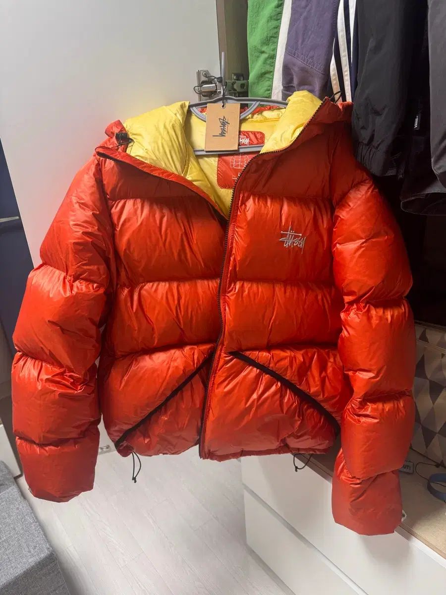 STUSSY リップストップ カイエン ダウン L