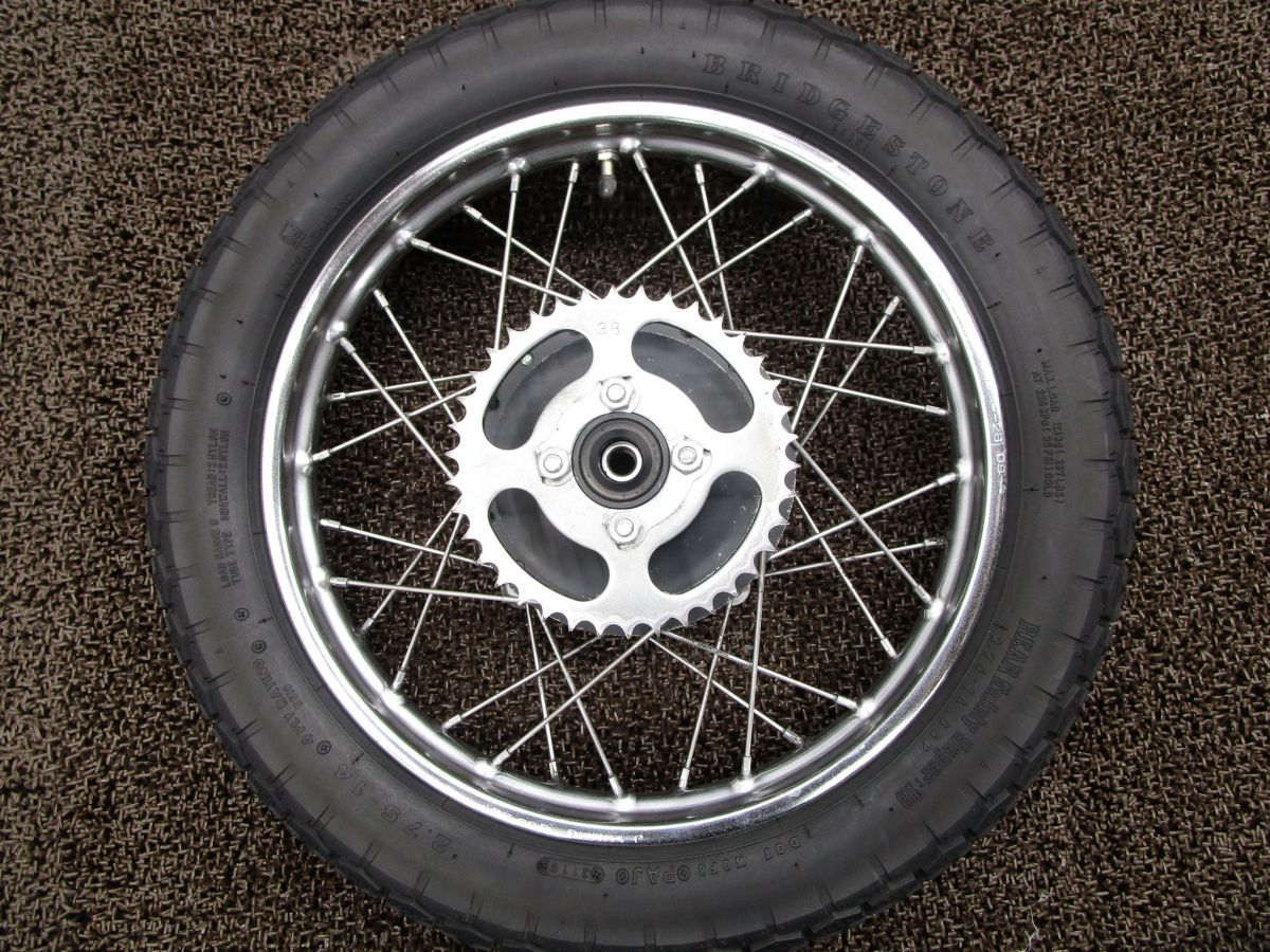 GT 80 リアホイール スプロケット ブレーキドラム □B 385 3 M 8 ヤマハ キャブ車 モノサス ミニトレ