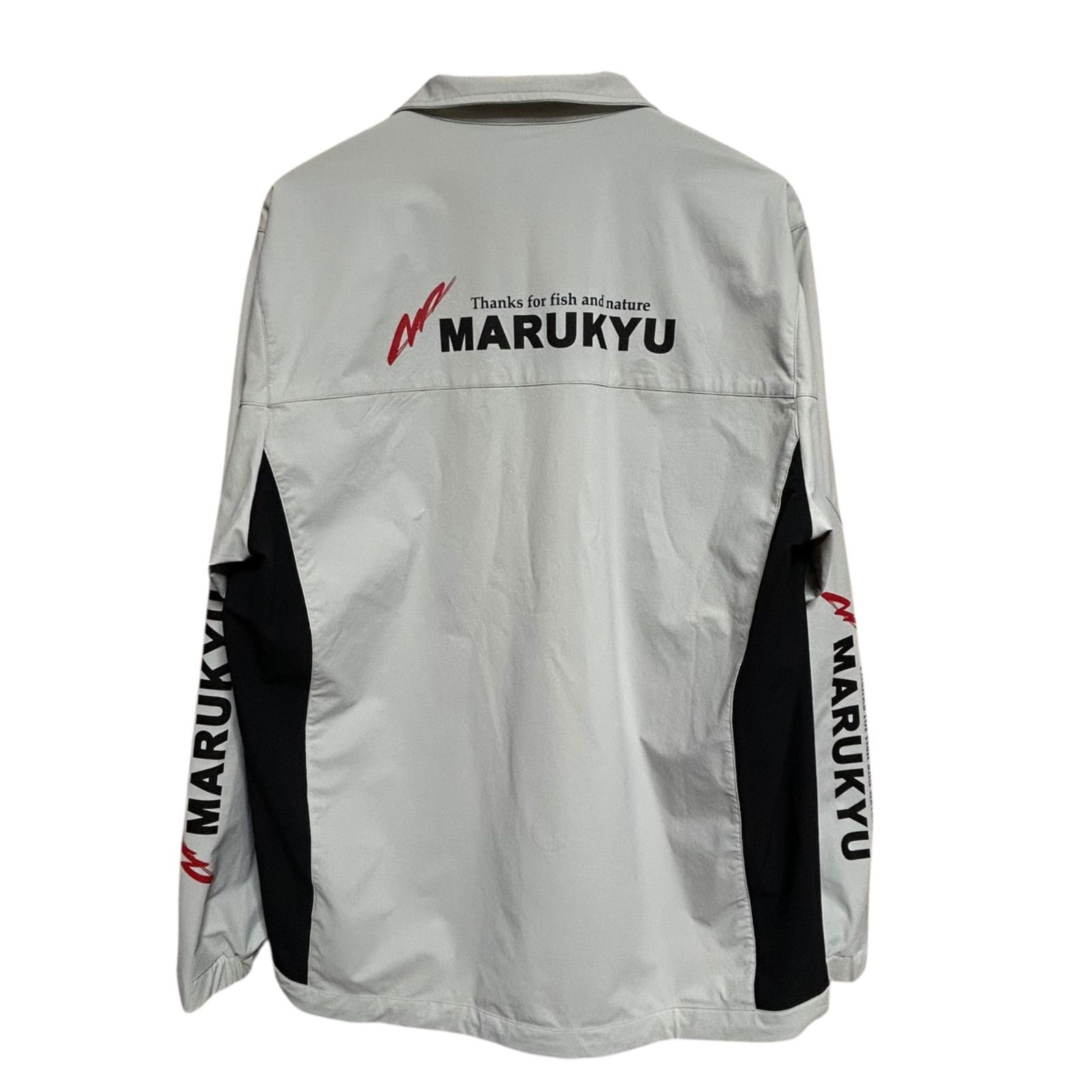 極美品 希少 マルキュー 撥水 ストレッチ ジャケット L ライトグレー