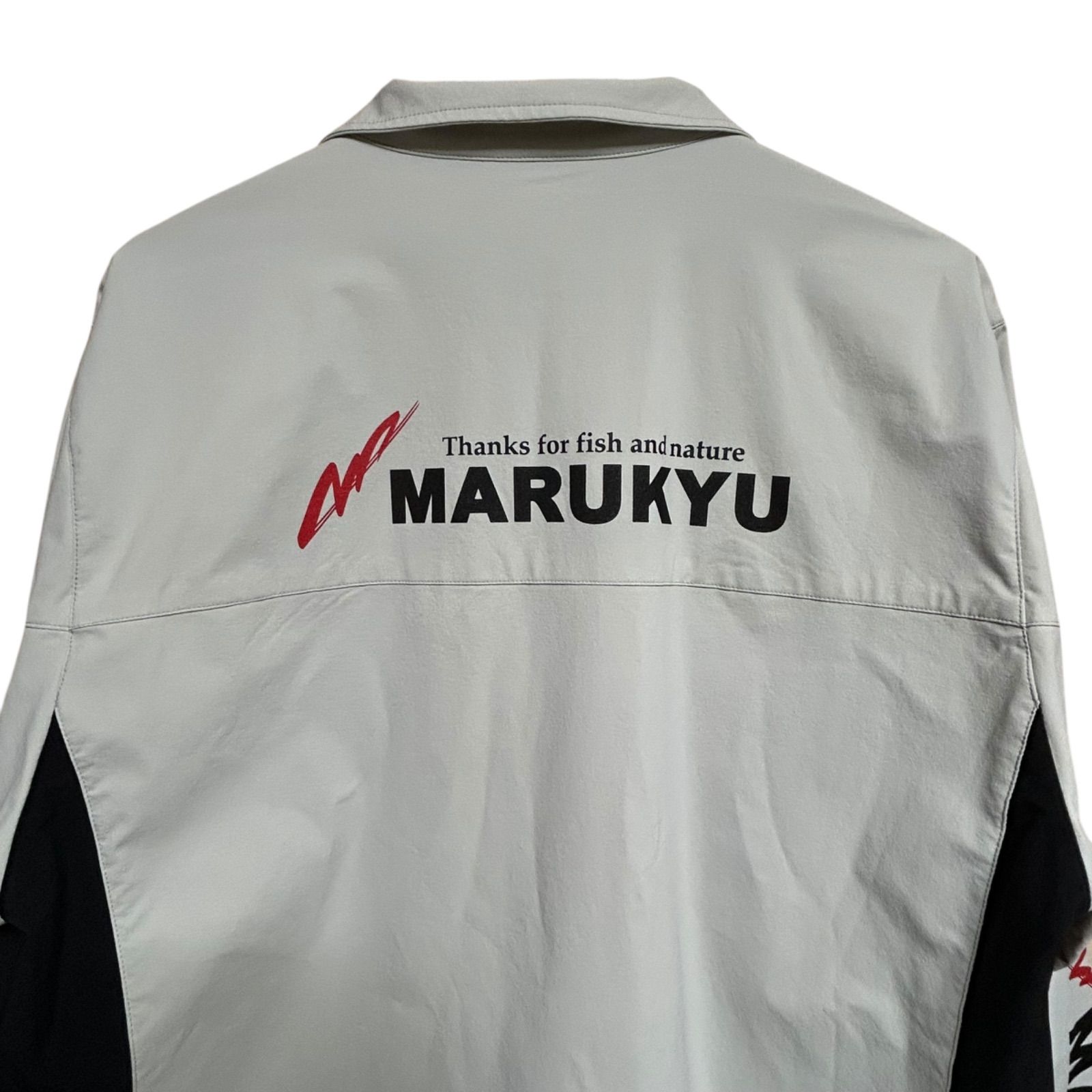 極美品 希少 マルキュー 撥水 ストレッチ ジャケット L ライトグレー