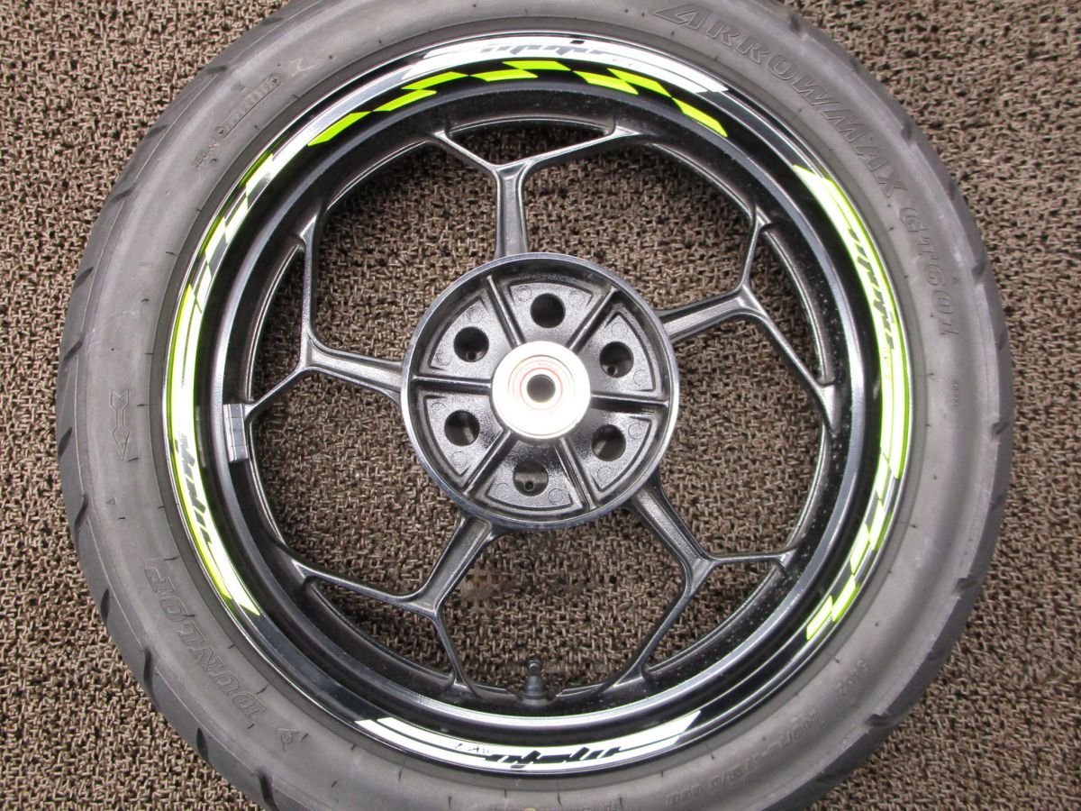 a出品 ニンジャ250 純正リアホイール [K105]NINJA250-2 EX250P ニンジャ