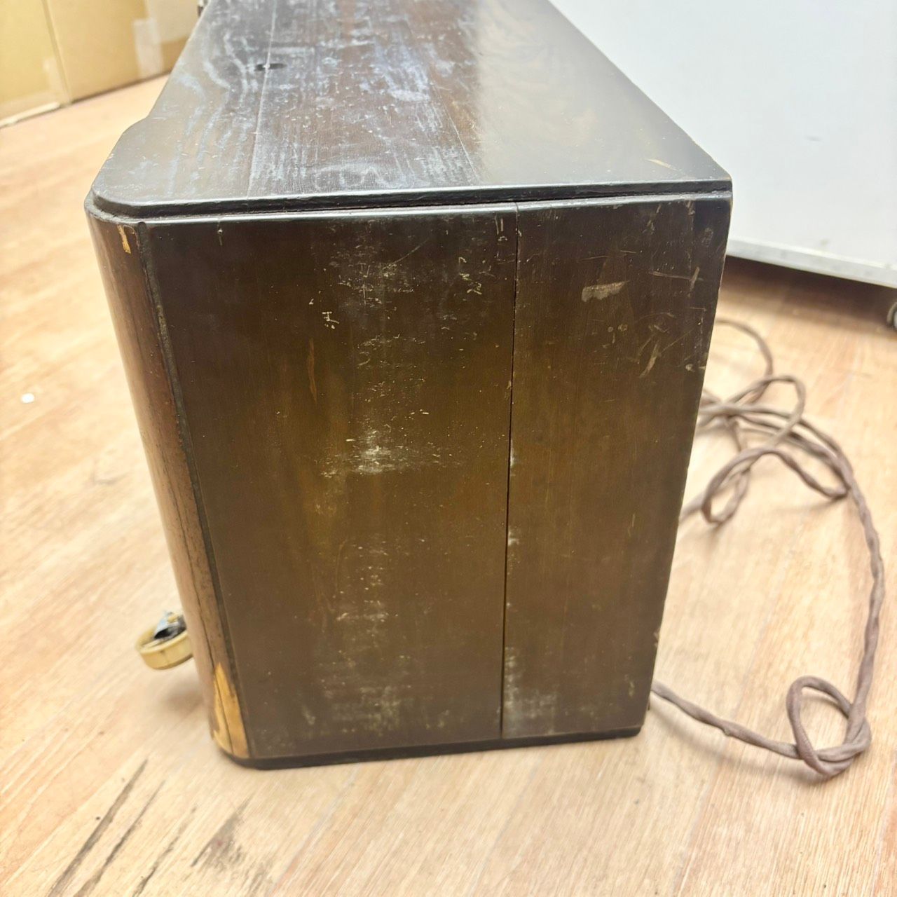 332 ジャンク Eiko Radio エイコー 真空管ラジオ 木製キャビネット