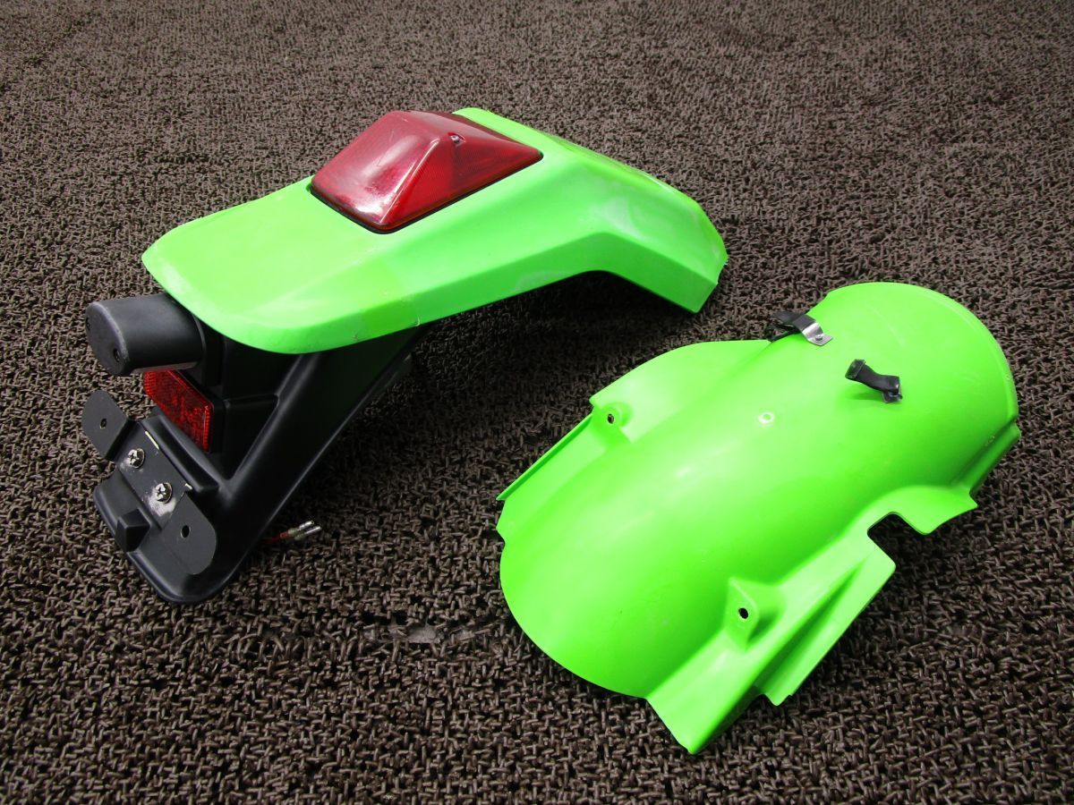 リアフェンダー インナー テールランプ □B 301 LX 250 E カワサキ DE キャブ車 動画有
