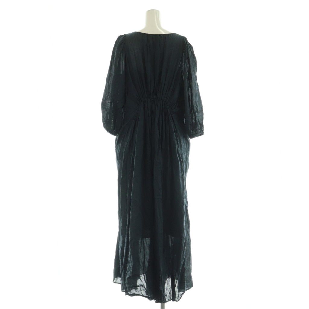 コルピエロ COL PIERROT RAMIE MAXI DRESS L Appartement取扱い ワンピース ロング ネイビー |DO OS
