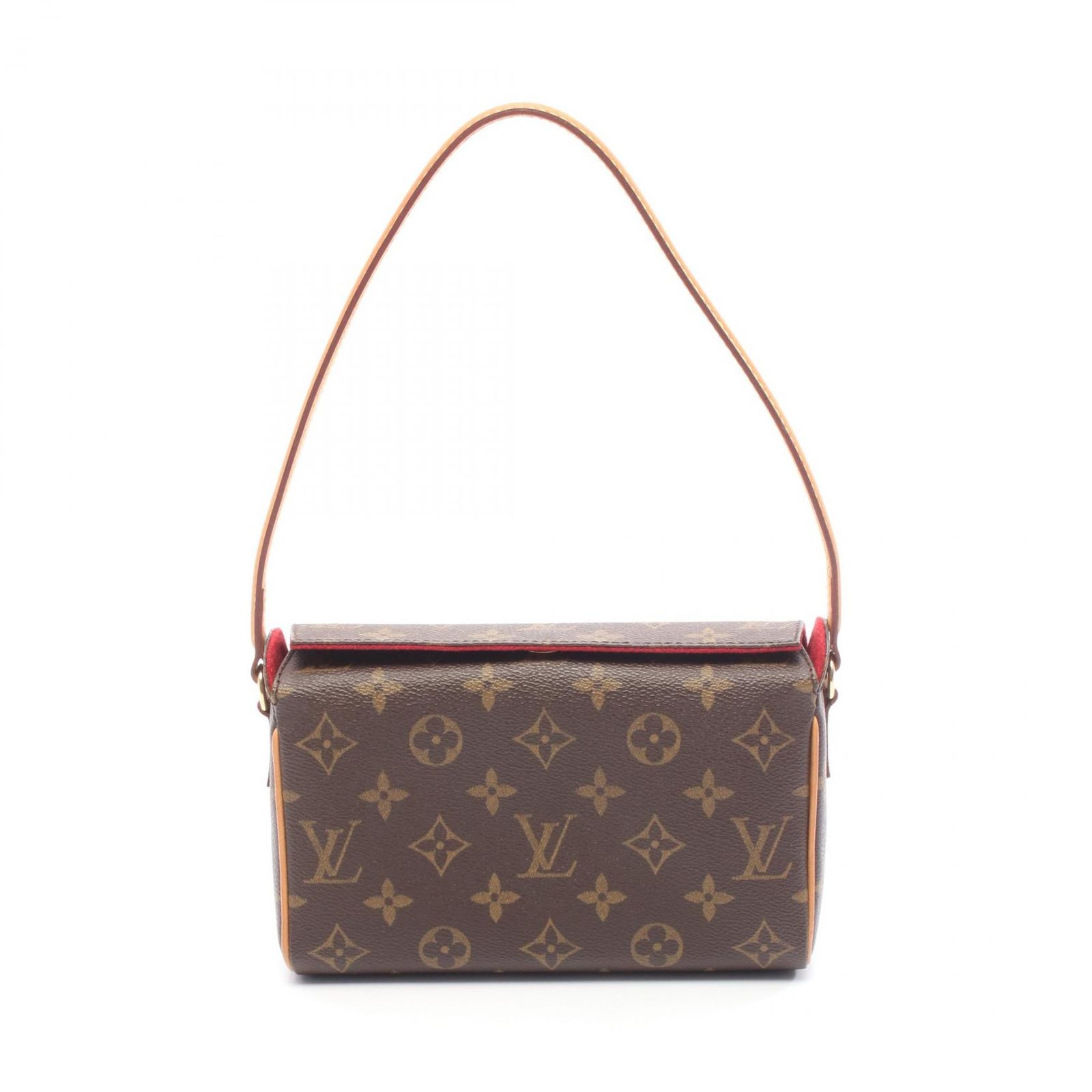 ルイ ヴィトン LOUIS VUITTON ハンドバッグ レシタル M 51900 PVCコーティングキャンバス レザー レディース A