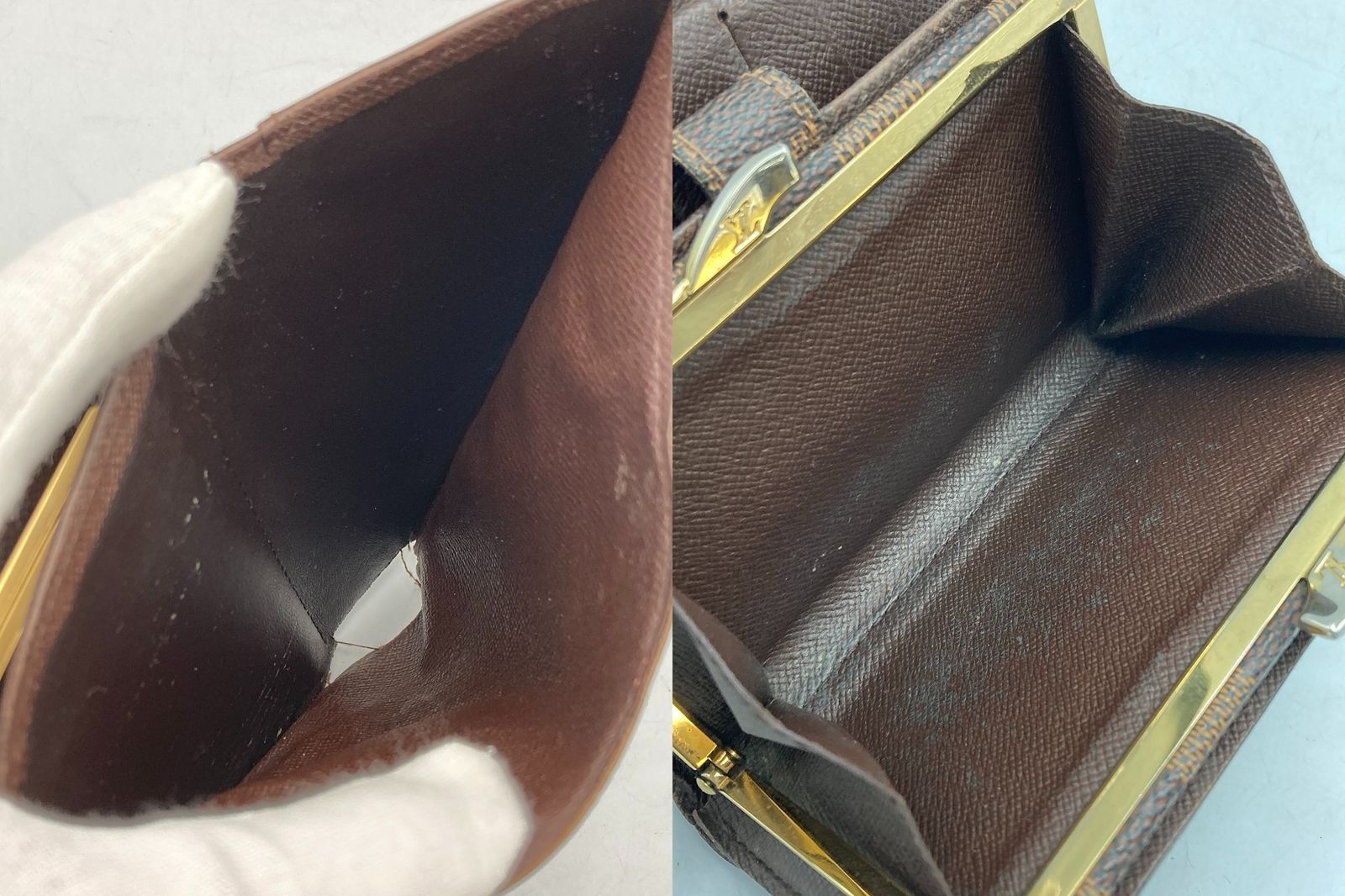 LOUIS VUITTON ルイヴィトン ダミエ エベヌ ポルトモネ・ビエ