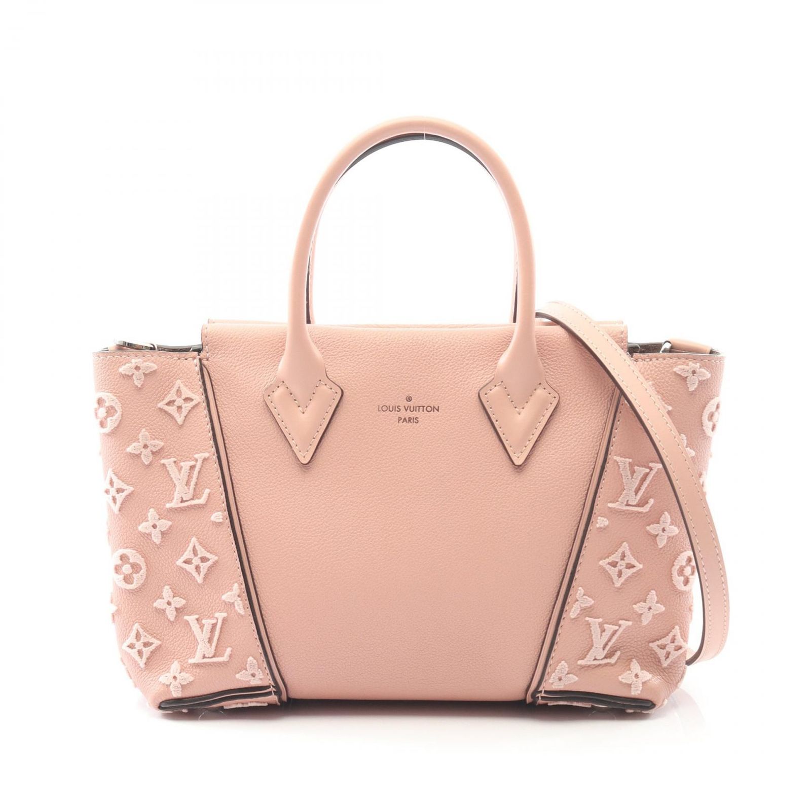 ルイ ヴィトン LOUIS VUITTON ハンドバッグ トートW BB モノグラムヴェルール M 94639 マグノリア レザー レディース B