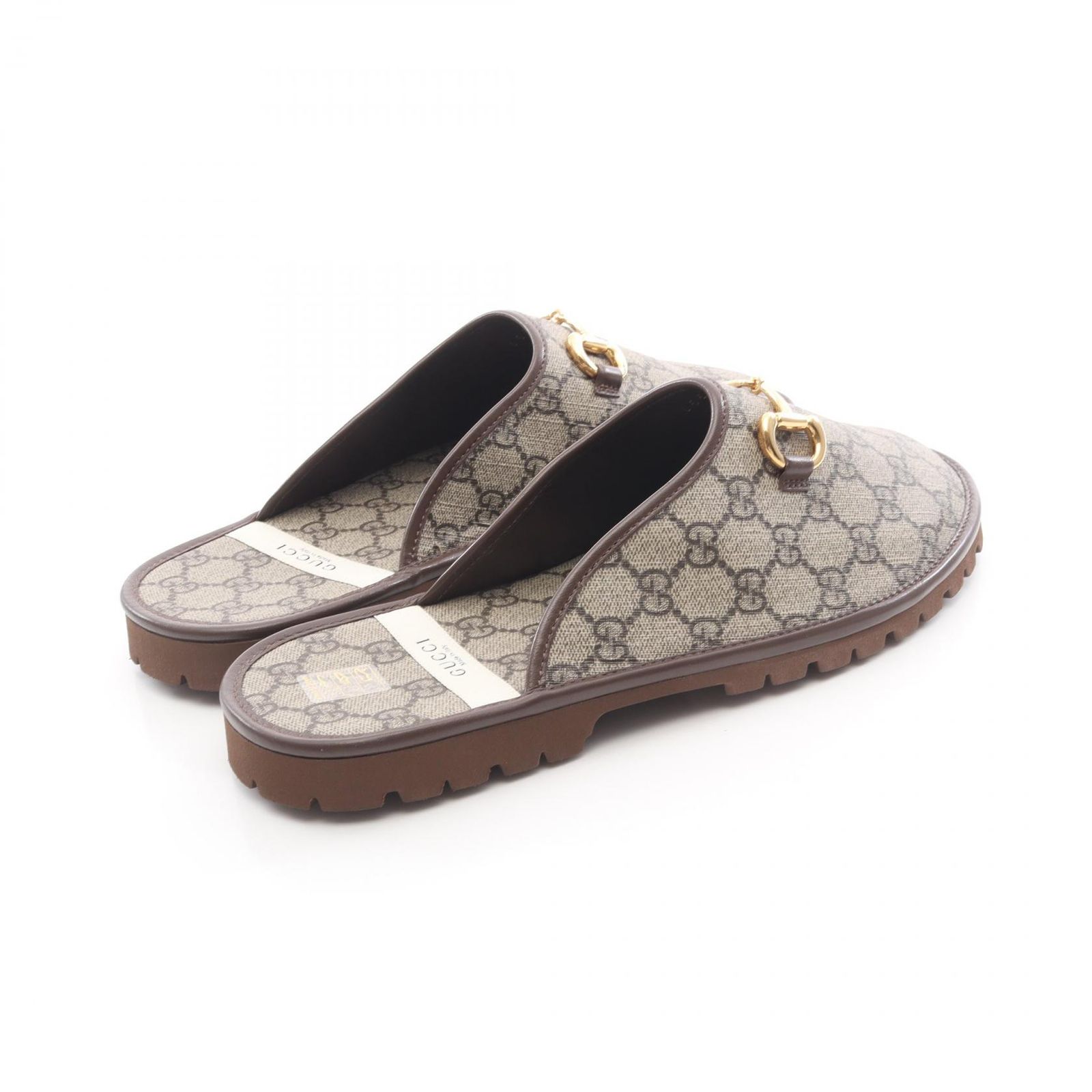 グッチ GUCCI サンダル GGスプリーム ホースビット PVCコーティング