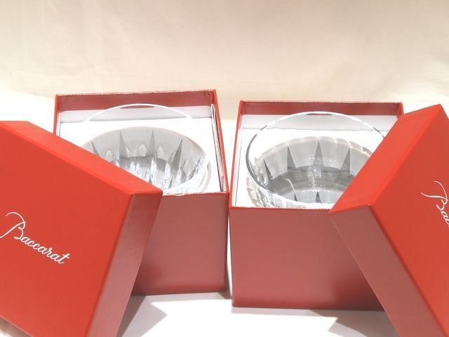  ♥品 バカラ ミルニュイ 等 ロックグラス ペア セット クリスタル 硝子 グラス Baccarat 洋食器 クリア 7 L その他 アルコールグラス