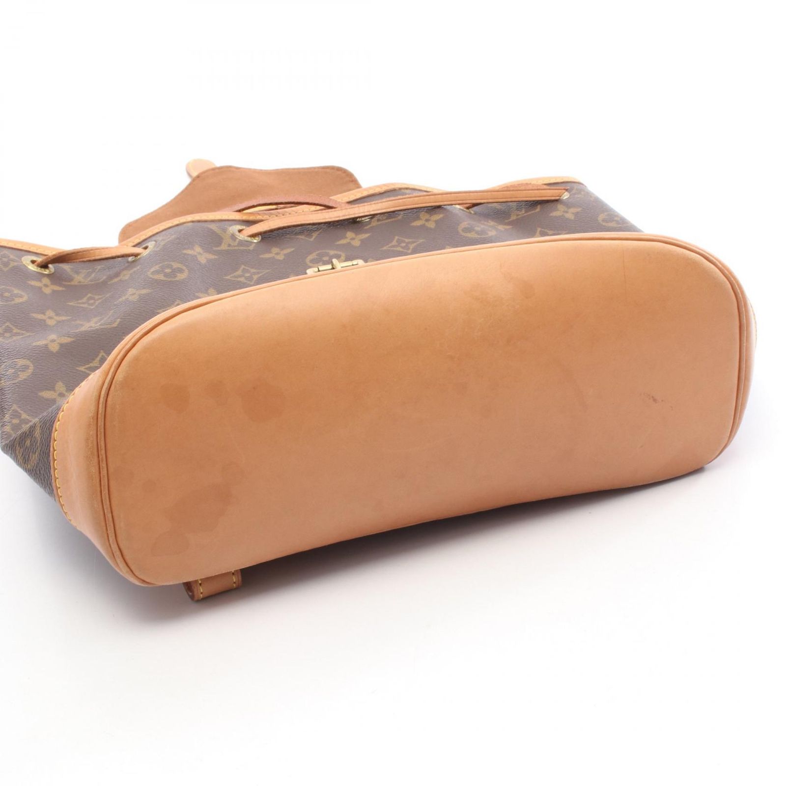 ルイ・ヴィトン LOUIS VUITTON モンスリMM モノグラム リュックサック バックパック バッグ PVCコーティングキャンバス レザー レディース ブラウン系 M51136 【中古】 ルイ・ヴィトン LOUIS VUITTON リュックサック バックパック モンスリ