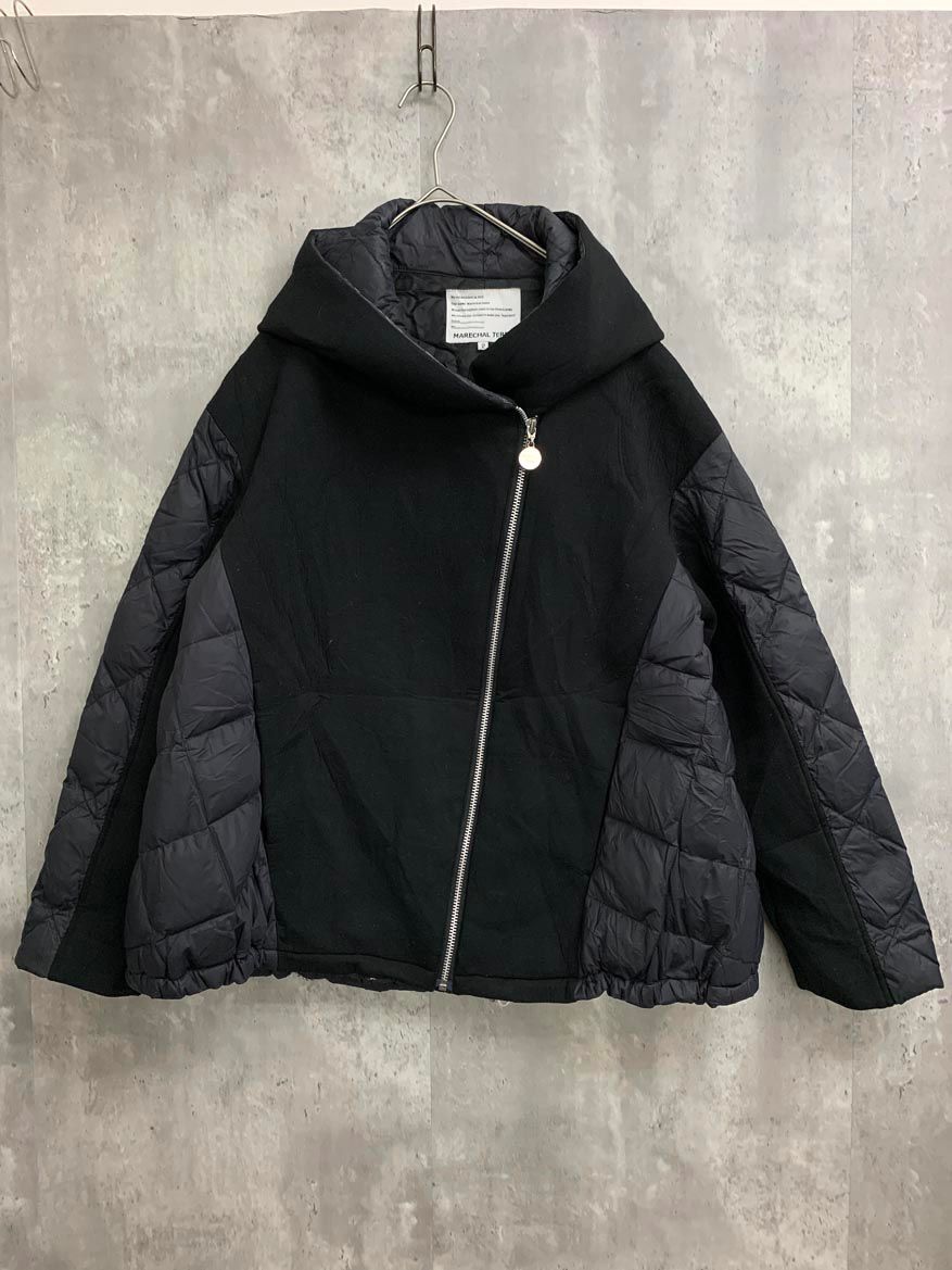 TERRE マルシャルテル ダウンパーカー ジャケット size 2|黒 ◆ ◎レディース