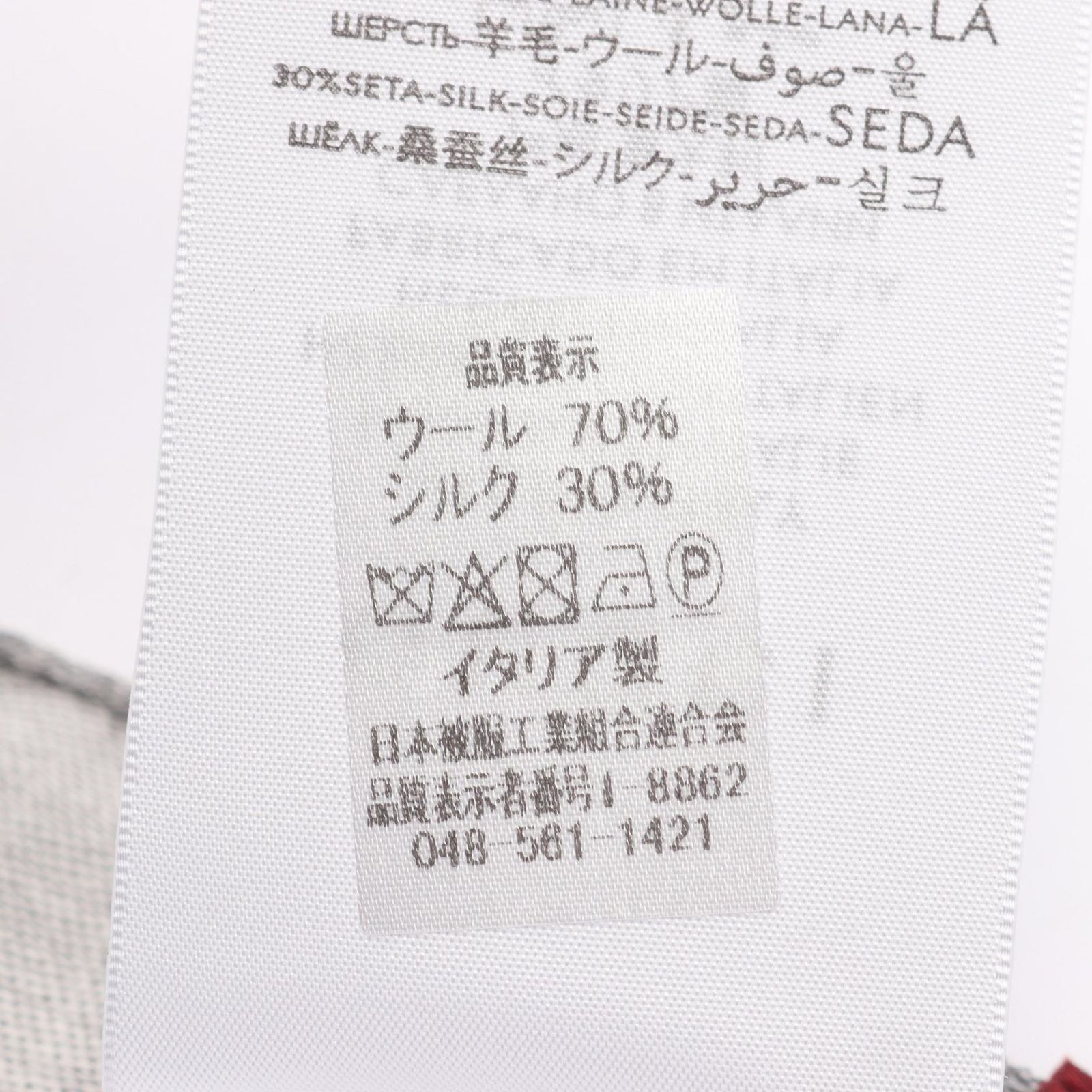  グッチ GUCCI ストール GG柄 グレー ウール シルク ユニセックス ストール ショール 小物