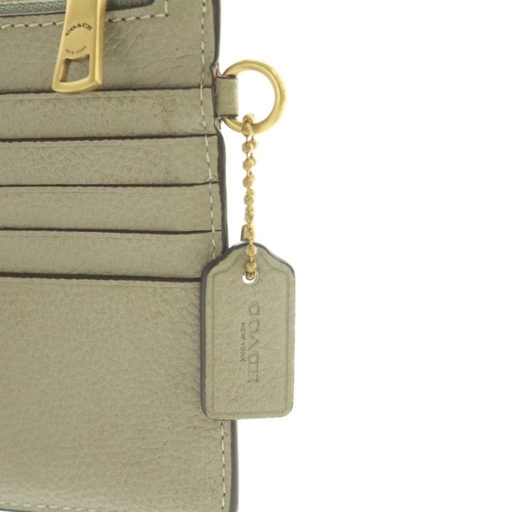 コーチ COACH リストレット ポーチ カードケース ミニポーチ コインケース 小銭入れ レザー グレー C8434 /MI ■OS