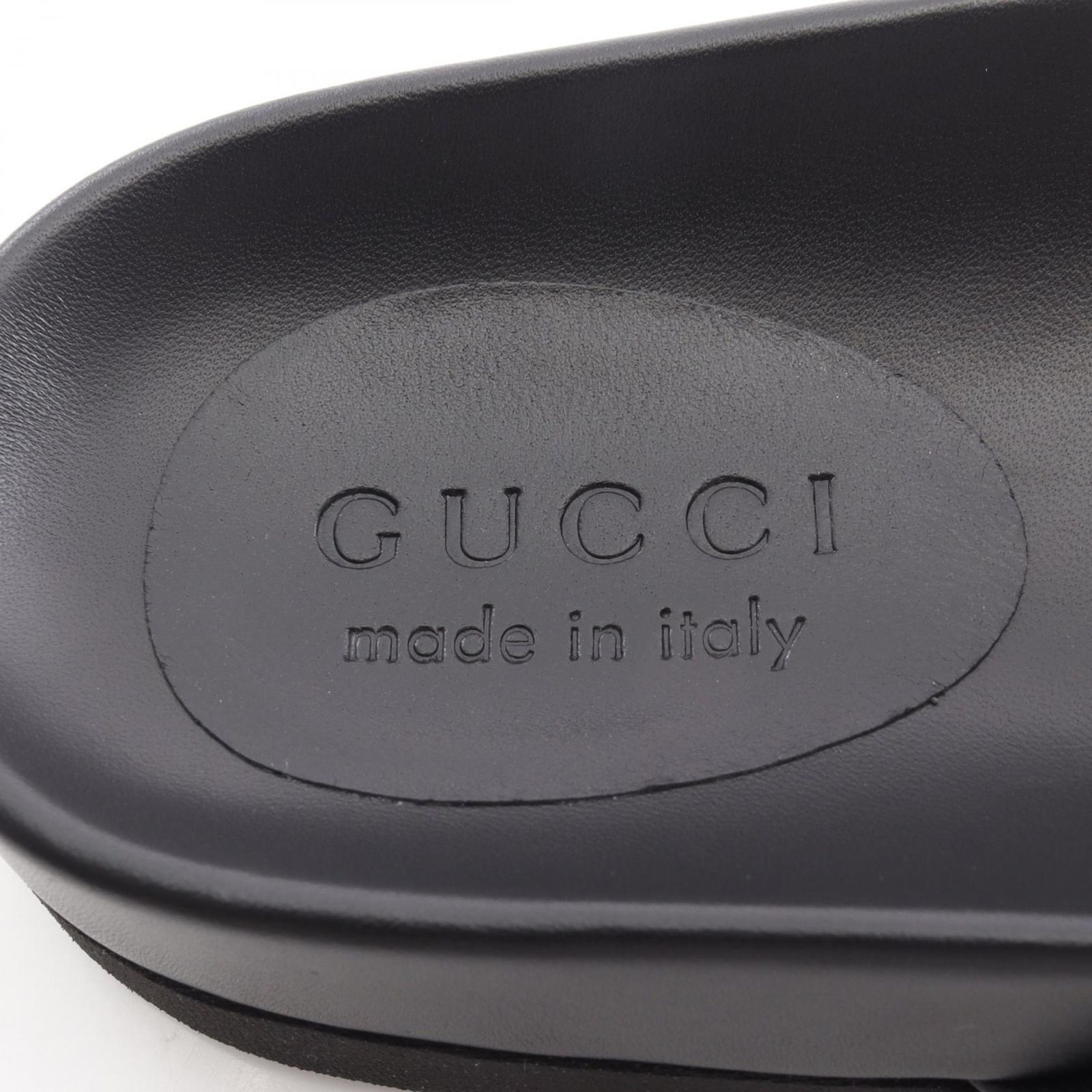 グッチ GUCCI サンダル インターロッキングG ホースビット キャンバス
