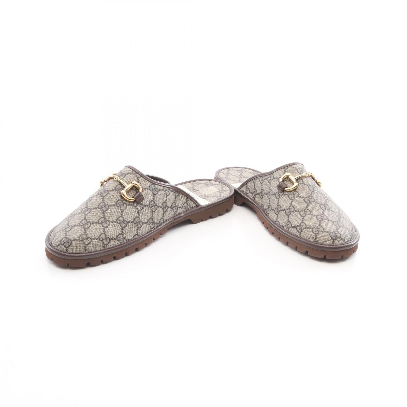  グッチ GUCCI サンダル GGスプリーム ホースビット PVCコーティングキャンバス レザー メンズ ♥ サンダル サンダル