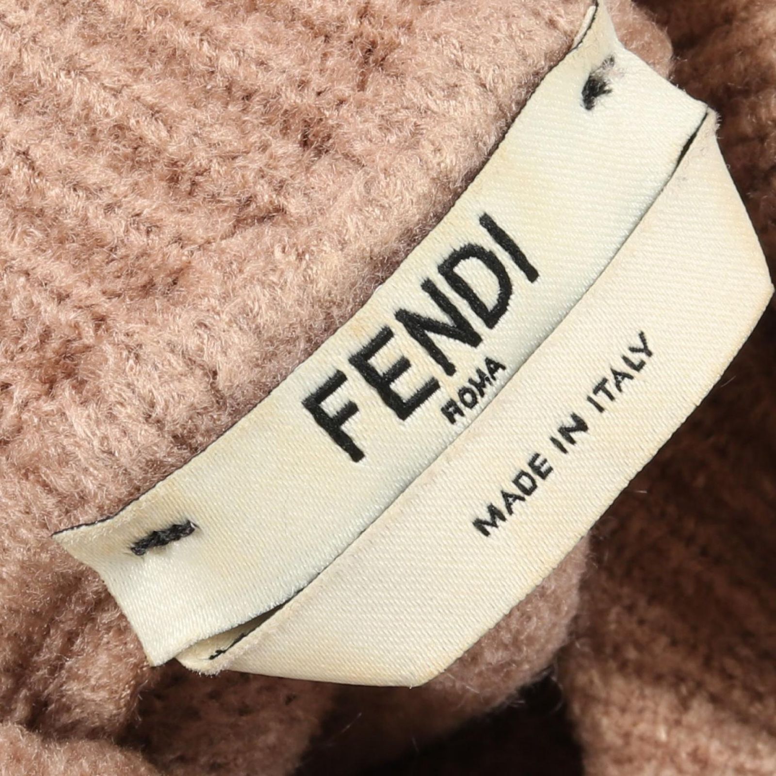 フェンディ FENDI ニット FF柄 レーヨン ウール セーター レディース 