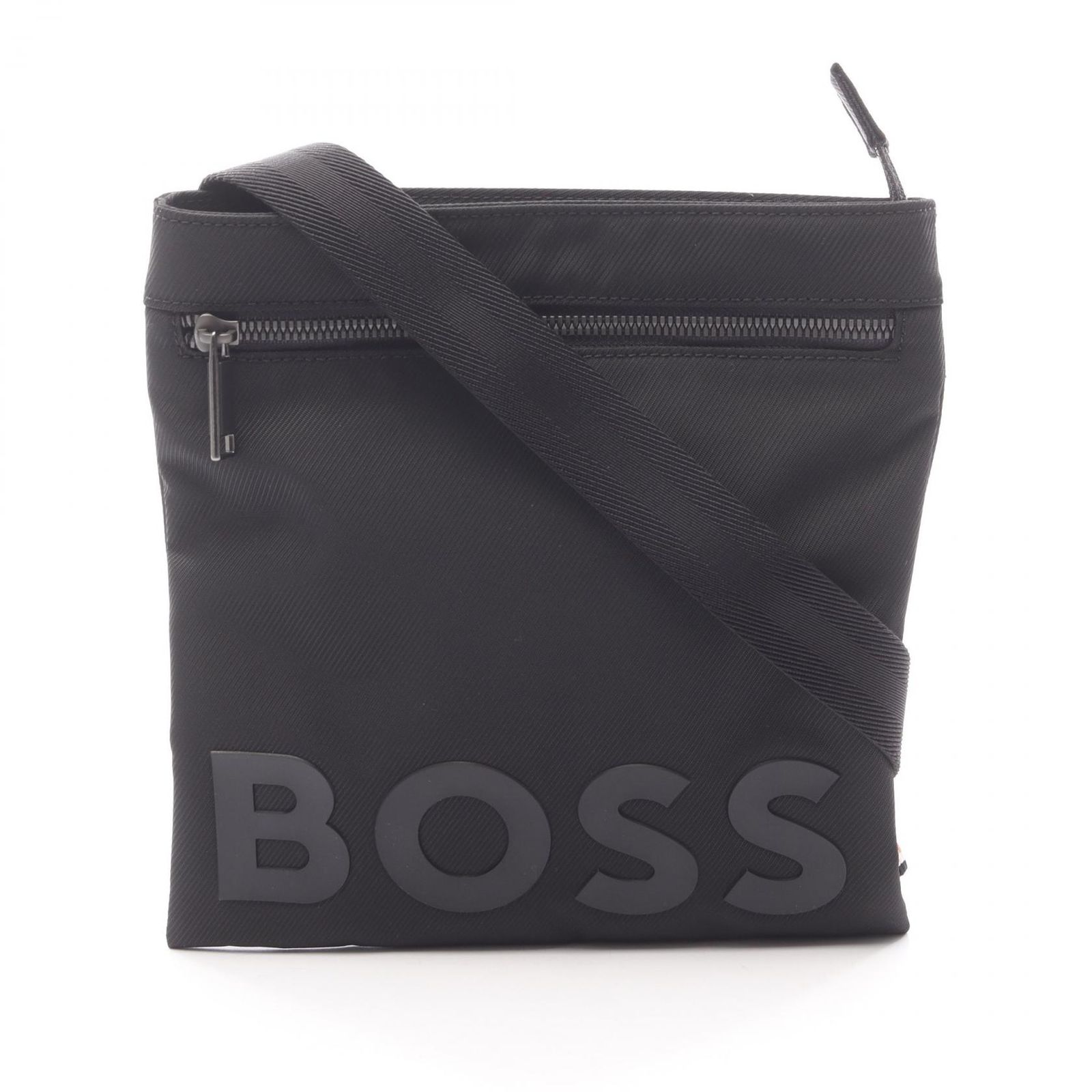 ボス BOSS ショルダーバッグ Logo envelope bag ブラック ナイロン エンベロープバッグ メンズ