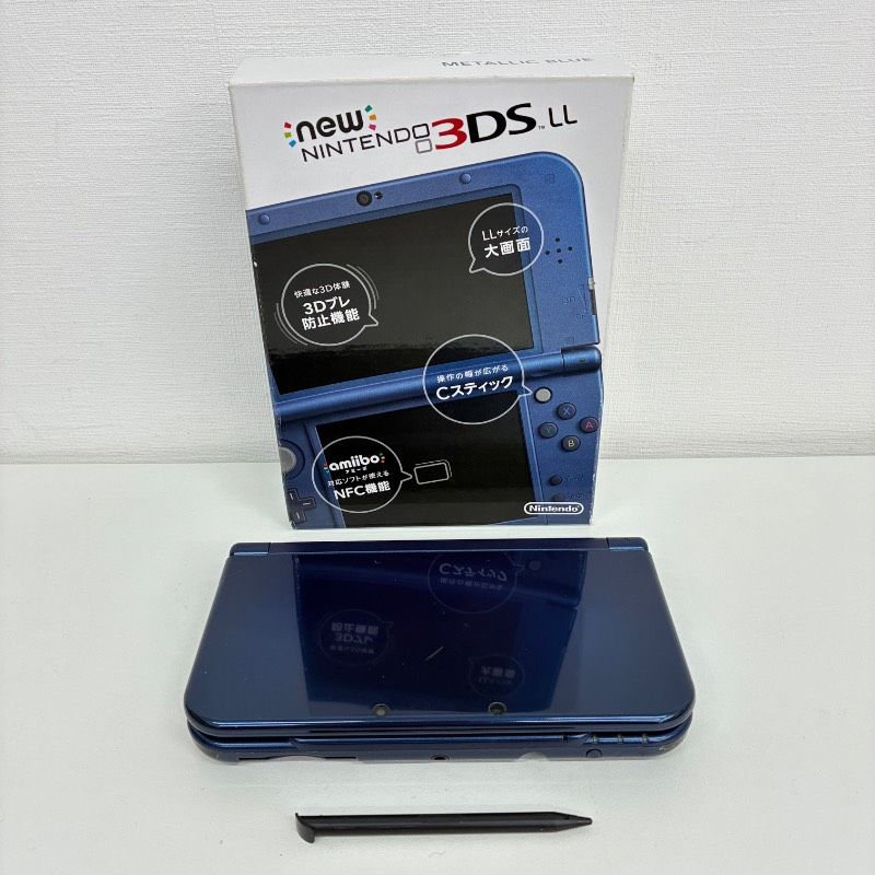 初期化済み|動作品 上画面IPS液晶 Nintendo 3 DS LL BLUE NEWニンテンドー3 本体 ブルー 任天堂 ニンテンドー ニューニンテンドー3 DSLL ゲーム機 -7500-0110