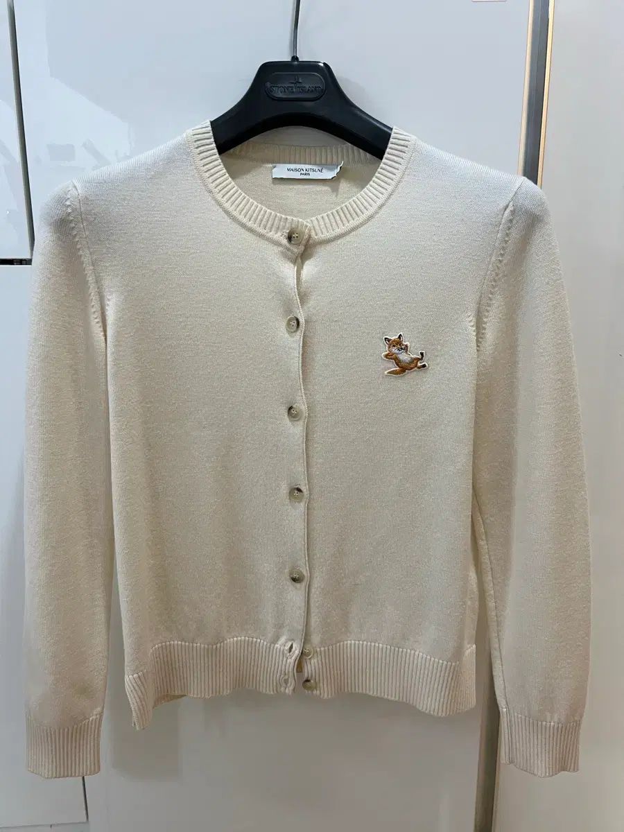 メゾンキツネ アイボリカーディガン M