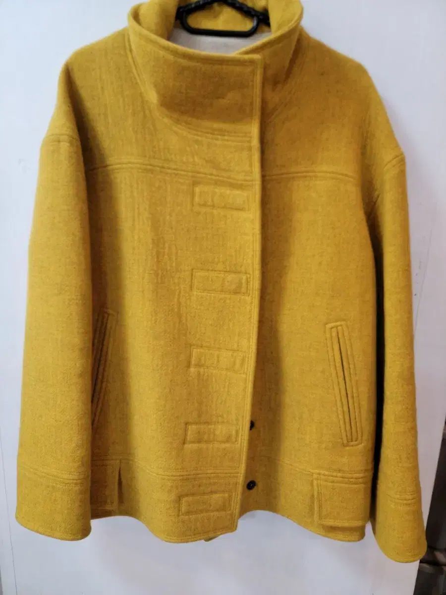 ハンサム SJSJ ウールコート 77 マスタード