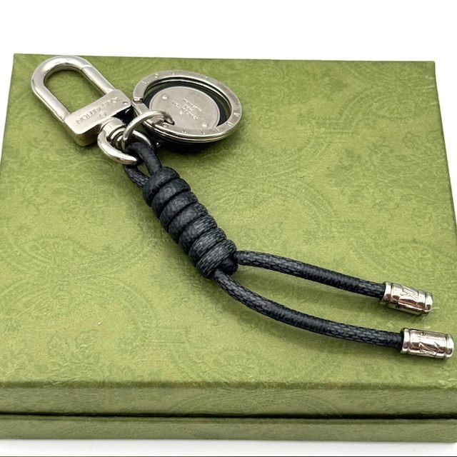  ルイヴィトン M 67224 レザー ロープ キーリング ダミエ 1-7-11 キーホルダー キーリング 小物