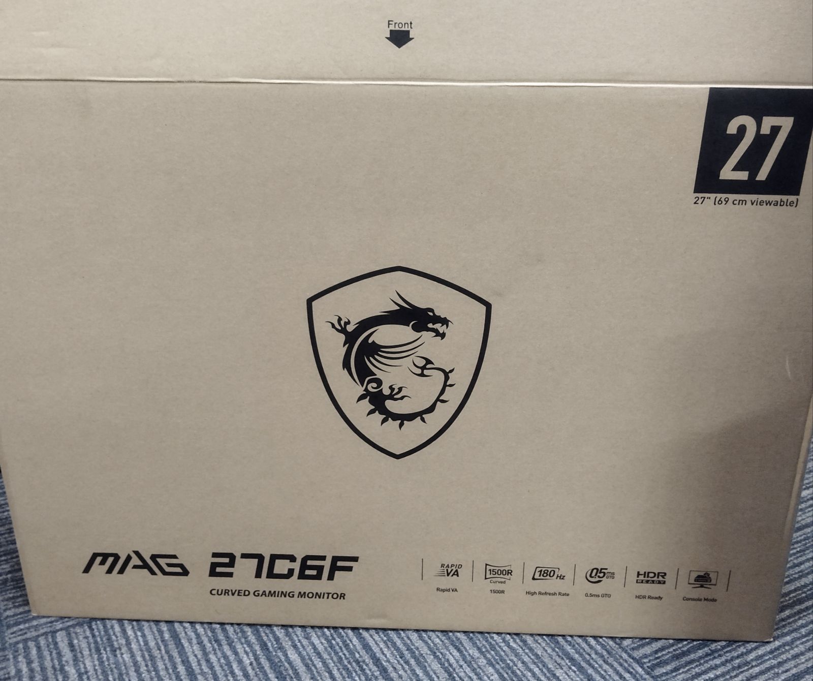 ♥ MSI MAG-27 C 6 F ゲーミングディスプレイ 180 h ゲーム