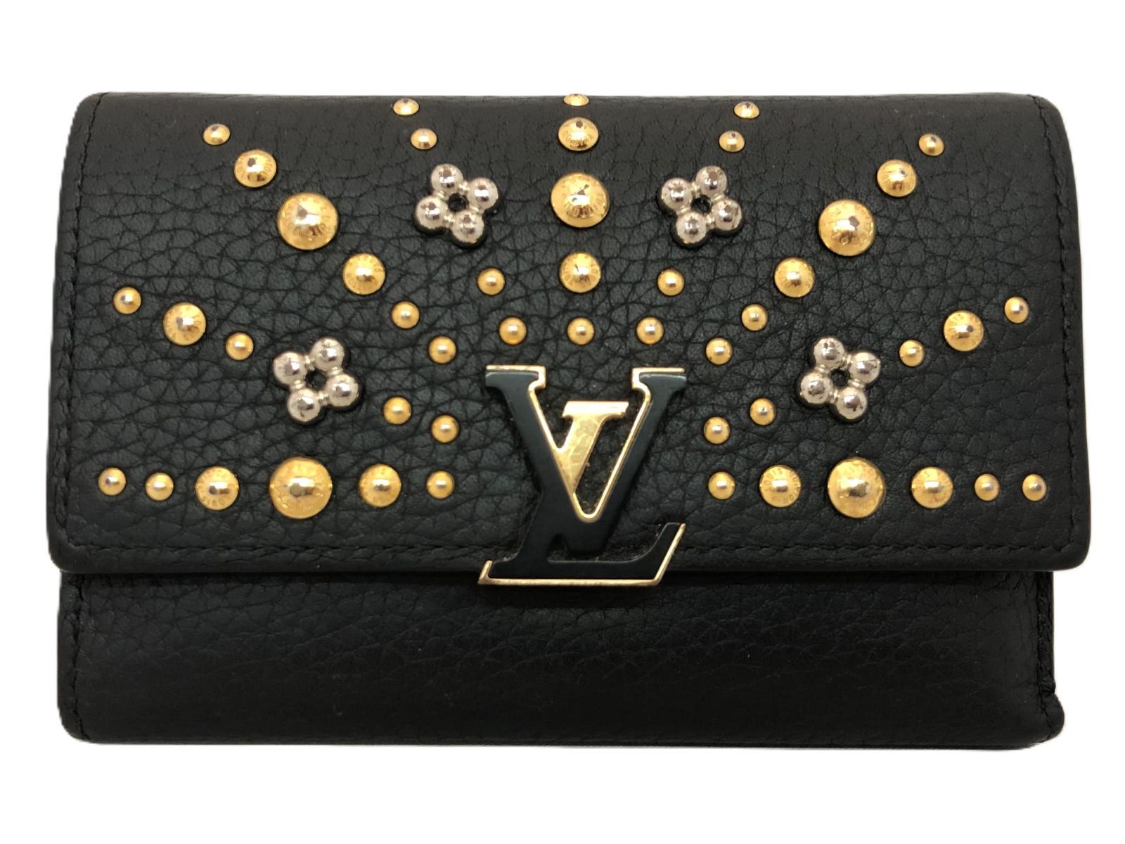 LOUIS VUITTON ルイヴィトン ポルトフォイユ カプシーヌ コンパクト M 63463 三つ折り短財布