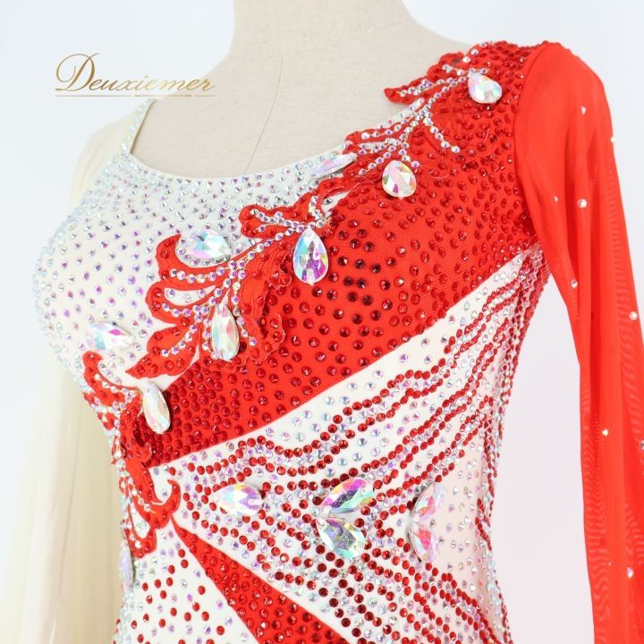 社交ダンス 衣装 スタンダードドレス ワンピース ドレス スタンダード