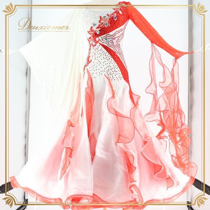 社交ダンス 衣装 スタンダードドレス ワンピース ドレス スタンダード