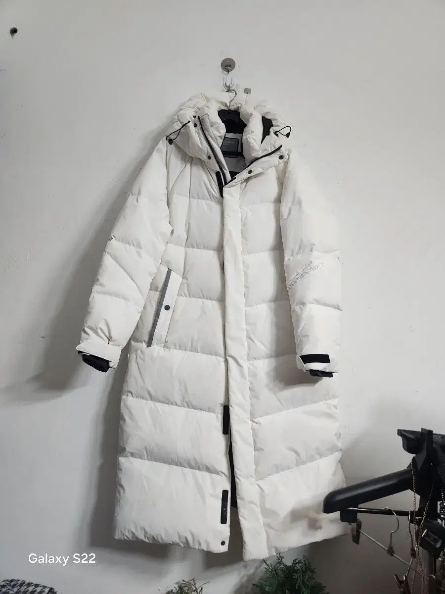 POLARIS ダウンジャケット ロング丈 白