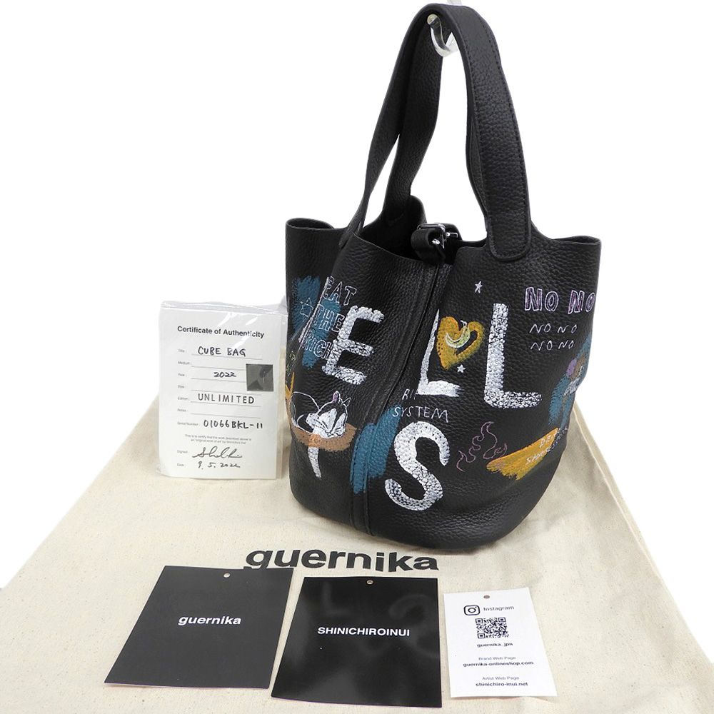 タグ付超美品 ゲルニカ guernika 2022 CUBE BAG オールハンドペイント  