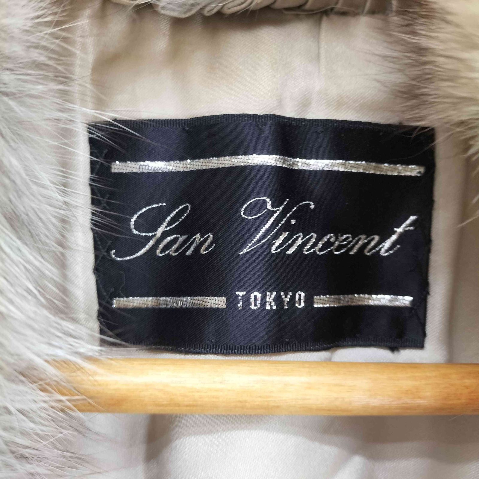 ユーズドフルギ USED古着 San Vincent ファー ジャケット レディース