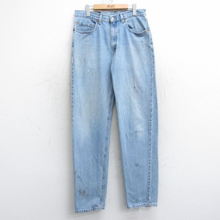 W 34|古着 リーバイス Levis 550 メンズ テーパード コットン 薄紺 デニム spe 25 nov 20