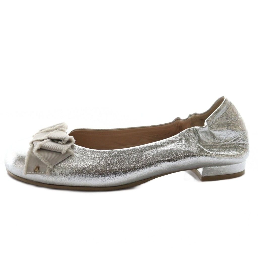 【LANVIN en Bleu】リボンモチーフバレエシューズ ランバンオンブルー LANVIN en Bleu リボンモチーフバレエシューズ