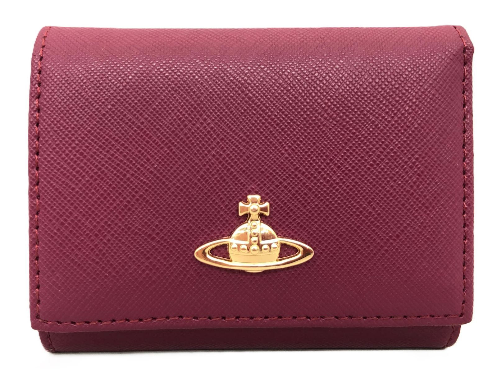Vivienne Westwood ヴィヴィアンウエストウッド三つ折り財布 BURGUNDY