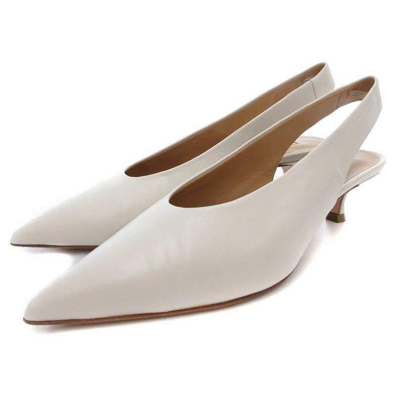 【新品未使用】BRENTA　ブレンタ　ポインテッドトゥ　パンプス　36 1/2 ブレンタ BRENTA Deuxieme Classe取り扱い POINTED BACK STRAP