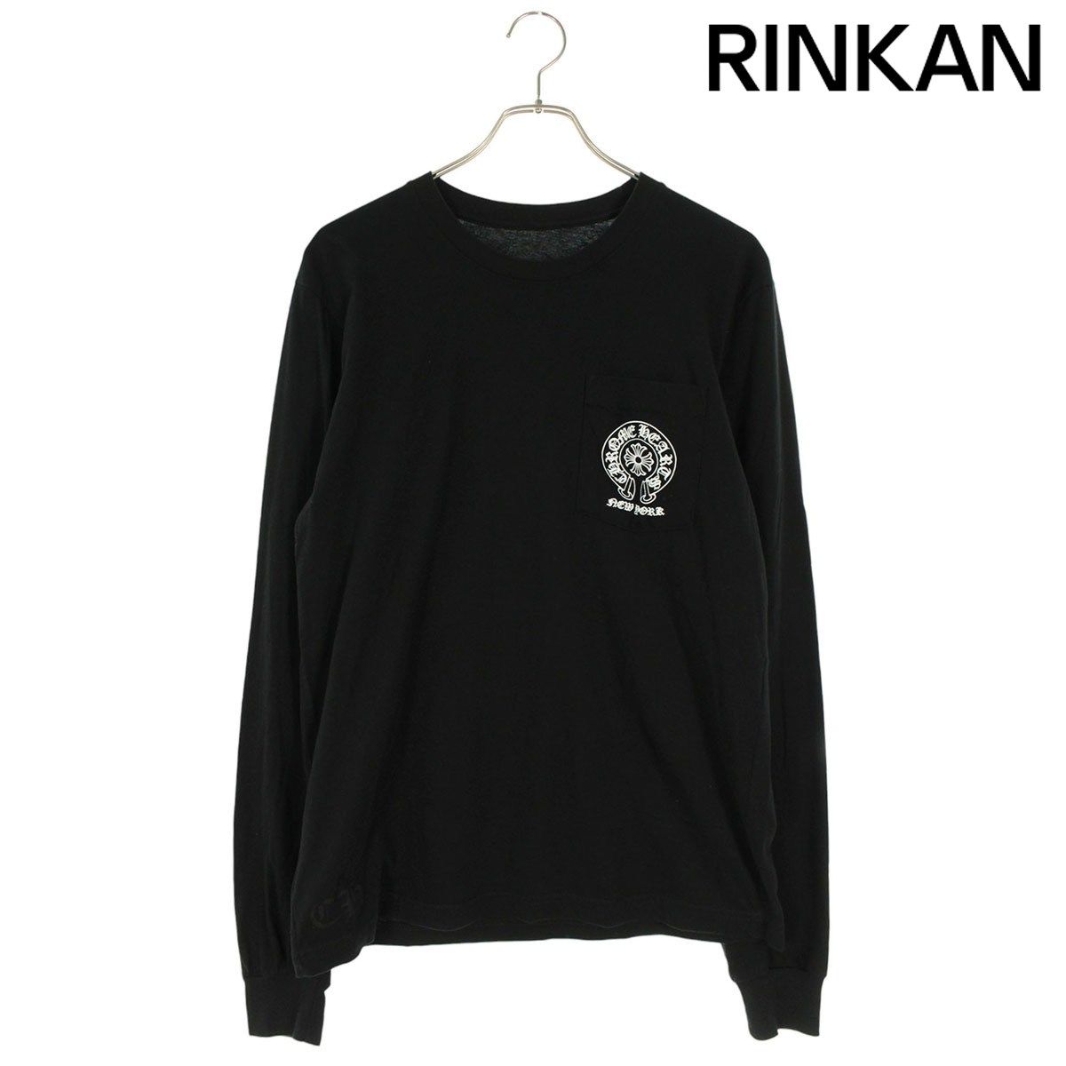 クロムハーツ CH L|S|1 ニューヨーク 袖フローラルバックホースシュープリント長袖カットソー メンズ M